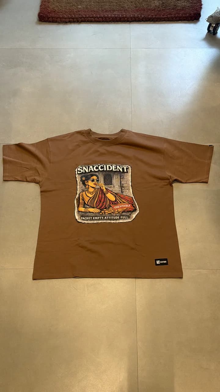 SNACCIDENT Signature Tee — front graphic
